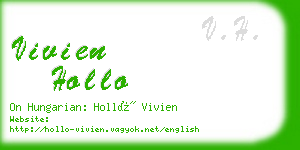 vivien hollo business card